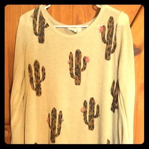Boutique cactus sweater—Medium